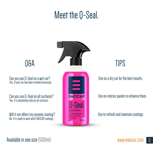 Ewocar Q-Seal Ceramic Detailer 500ml 