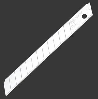 Knivblad NT Cutter BA-300 rustfri 6pk, 9mm bredde på blad