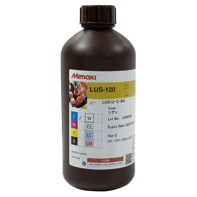 Mimaki LUS120 blekk, flaske 1000ml flaske 