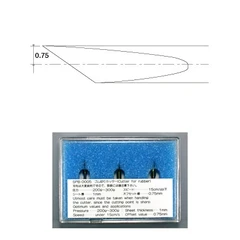 Mimaki Knivblad SPB-0005 For gummi, 3 stk i plastboks