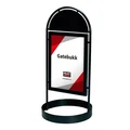 City Sign gatebukk 50x70cm sort