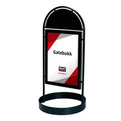 City Sign Gatebukk sort