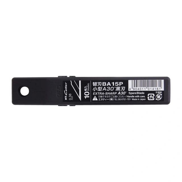 Knivblad NT Cutter BA15P sort 10pk, 9mm bredde på blad 
