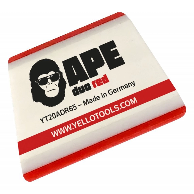 Yellotools Ape Duo Red 10cm monteringsskrape PPF/solfilm 