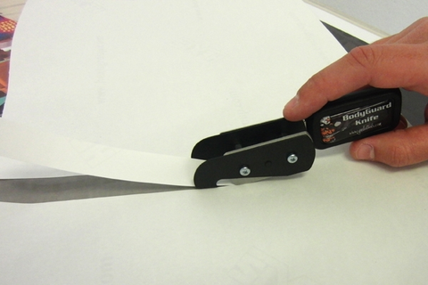 Yellotools BodyGuardKnife Twin Teflon kniv for kutting av bakpapir 