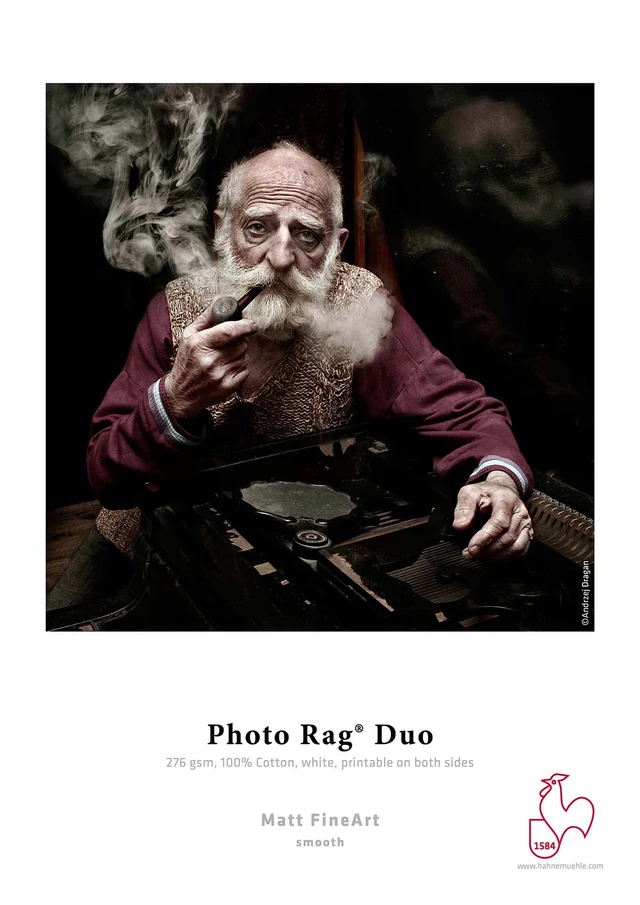 Hahnemühle Photo Rag Duo Content 276g 20 ark Photo Rag® Duo+22 skilleark 