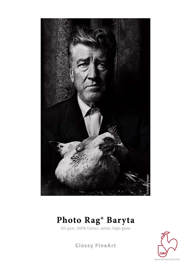 Hahnemühle Photo Rag Baryta 315g 100% Cotton, high-gloss 