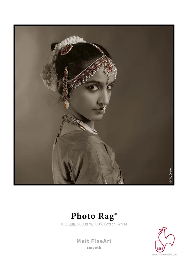 Hahnemühle Photo Rag 308g A3+ (25 ark) Deckle Edge 