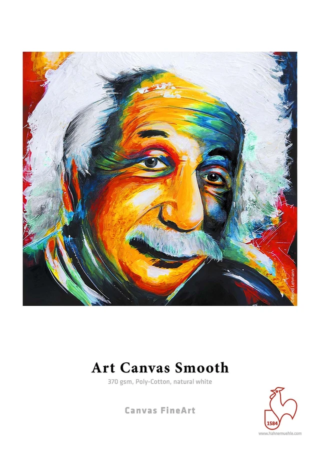 Hahnemühle Art Canvas Smooth 370g Poly-Cotton, natural white 